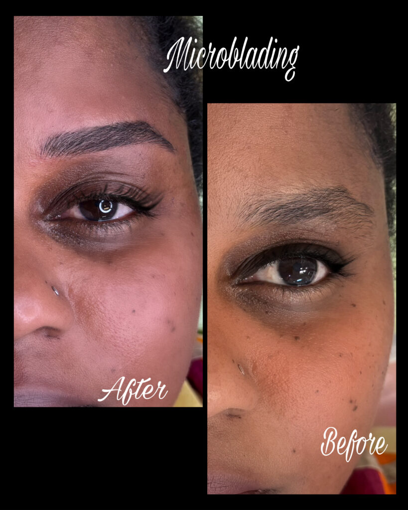 Cicatrisation du Microblading avec un résultat naturel